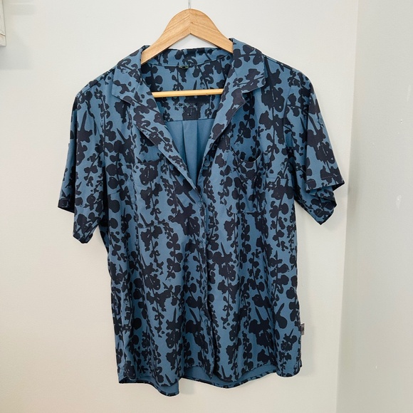 Royal Robbins Spotless Evolution Meadow Short Sleeve Women's Button Up Shirt - Picture 1 of 8
